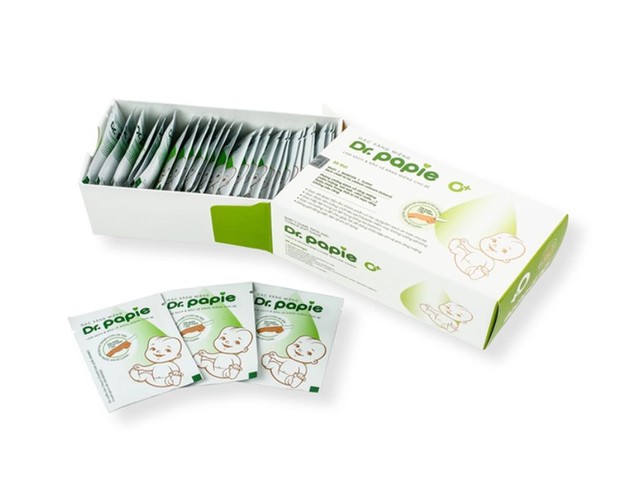 Gạc răng miệng Dr.Papie làm sạch và bảo vệ răng miệng cho bé (10 gói)