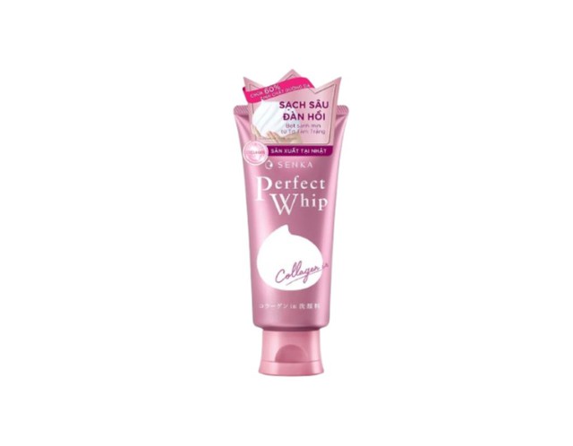 Sữa rửa mặt Senka Perfect Whip Collagen 120g 