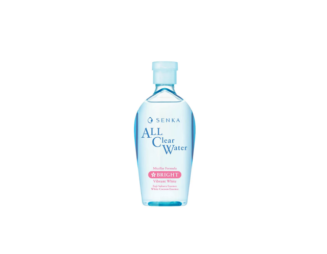 Nước tẩy trang Senka All Clear Water Micellar Formula Bright/White làm sạch sâu (Chai 230ml)
