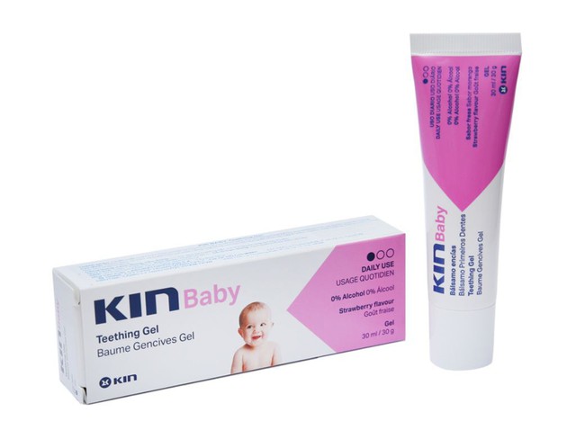 Gel Kin Baby Teething giảm đau sưng lợi và bảo vệ nướu không bị tổn thương (30ml)
