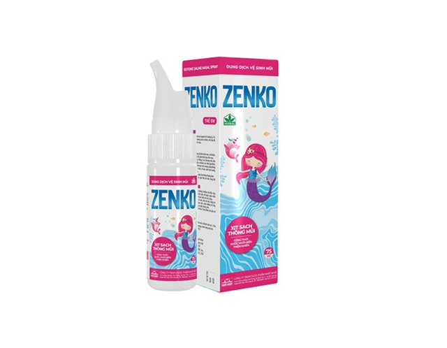 Dung dịch xịt mũi Zenko giúp sát khuẩn, kháng viêm, giảm phù nề cho bé chai (Hộp 1 chai 75ml)