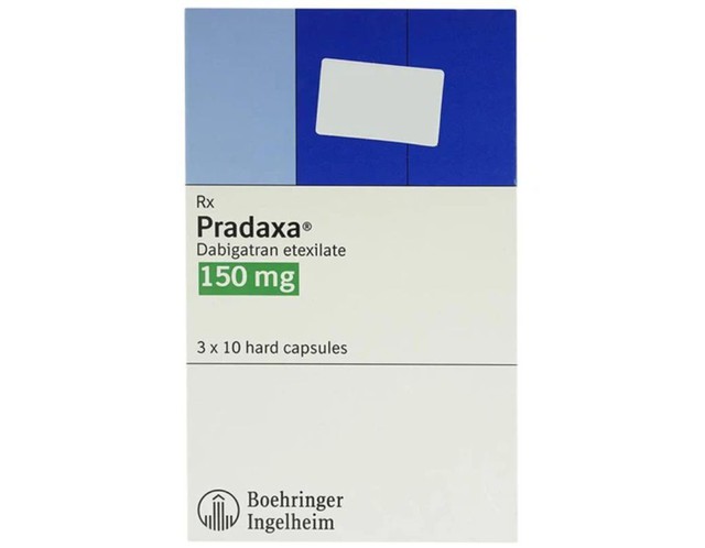 Thuốc Pradaxa Cap 150mg phòng ngừa tai biến, đột quỵ (3 vỉ * 10 viên)