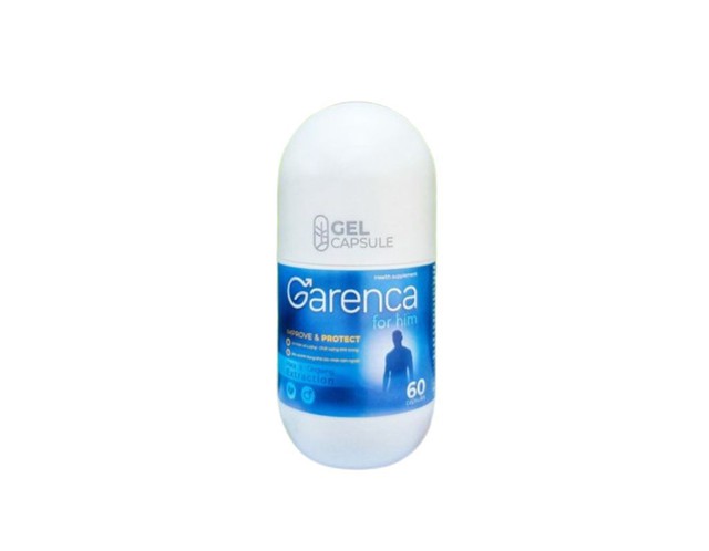 Thực phẩm bảo vệ sức khỏe Garenca for him hỗ trợ cải thiện sinh lý phái mạnh (Lọ 60 viên)