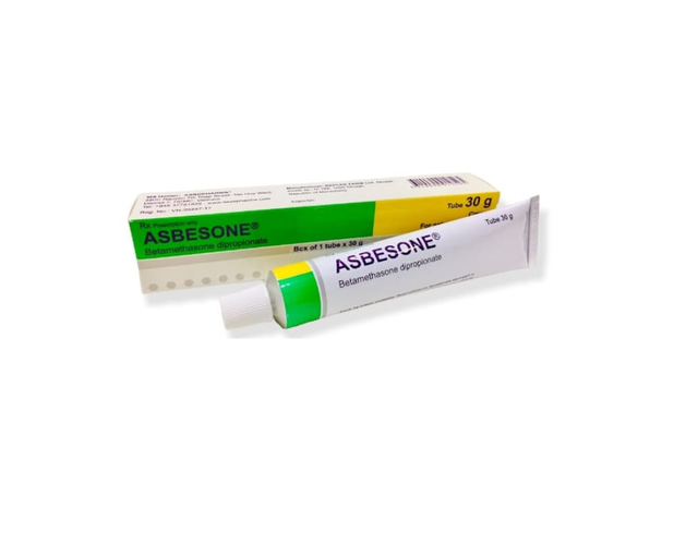 Kem bôi da Asbesone điều trị các bệnh eczema, viêm da, ngứa, lupus ban đỏ (30g)