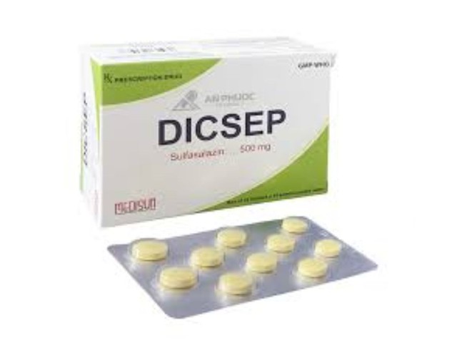 Thuốc Dicsep điều trị viêm loét đại tràng, trực tràng chảy máu (Hộp 3 vỉ x 10 viên)   