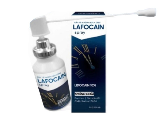 Lafocain Spray gây tê không kích ứng (Lọ 20ml)