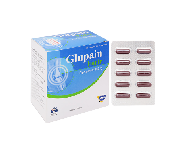 Thuốc Glupain Forte 750mg giảm thoái hoá khớp (Hộp 10 vỉ x 10 viên)