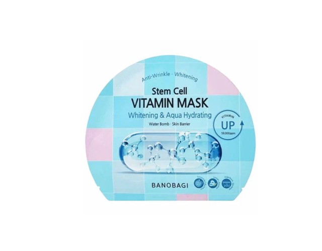 Mặt nạ Banobagi Stem Cell Vitamin Mask Whitening And Aqua Hydrating cấp ẩm cho da, sáng màu da (30g)