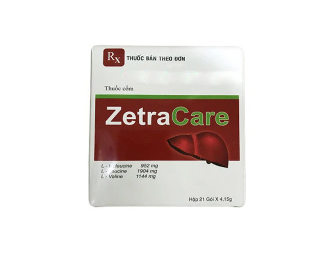 Thuốc Zetracare Cophavina cải thiện suy giảm albumin người suy gan (21 gói x 4.15g)