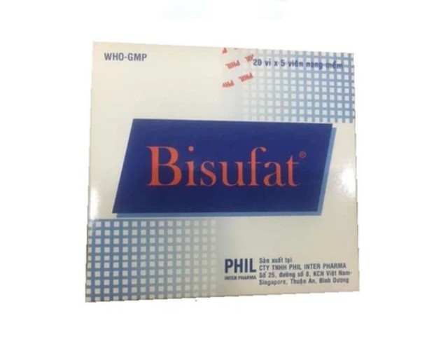 Thuốc Bisufat giảm stress, tăng sức đề kháng (Hộp 20 vỉ x 5 viên)