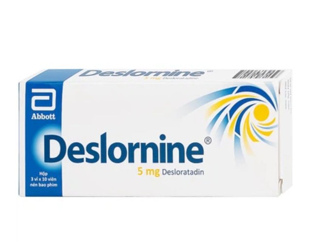 Thuốc Deslornine 5mg Làm giảm các triệu chứng của viêm mũi dị ứng (Hộp 3 vỉ x 10 viên)