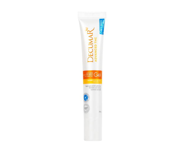 Gel chấm mụn Decumar THC kháng khuẩn, chống viêm, ngừa thâm sẹo, sáng da (Tuýp 20g)