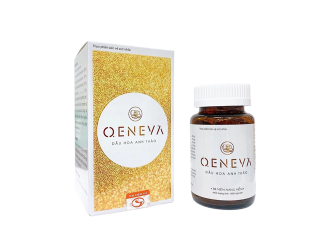 Dầu hoa anh thảo Oeneva hỗ trợ làm chậm quá trình lão hóa da, suy giảm nội tiết tố (Lọ 30 viên)