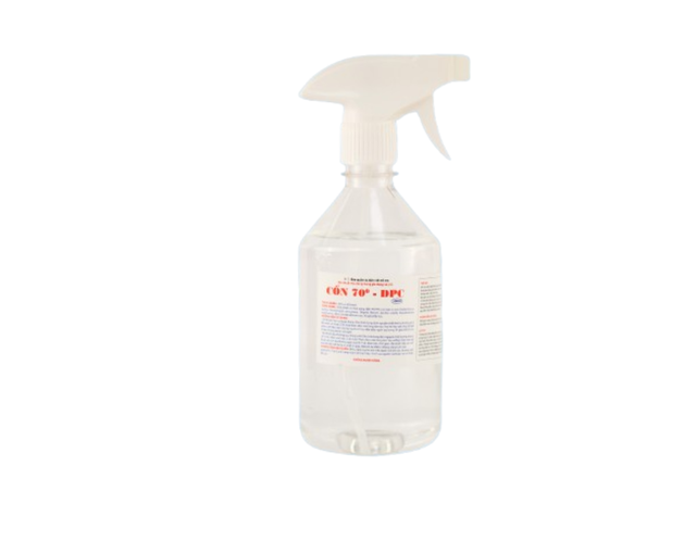 Cồn 70 độ Dapharco có vòi xịt hỗ trợ sát trùng vết thương (Chai 500ml)