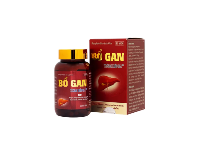 Viên uống bổ gan Tâm Bình giải độc gan, bảo vệ gan (Hộp 60 viên)