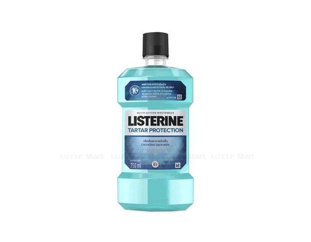Nước súc miệng Listerine TarTar Protection ngừa mảng bám hiệu quả (Chai 250ml)