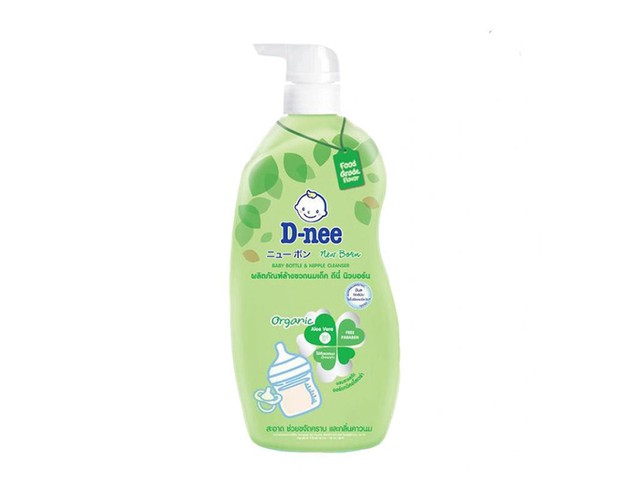 Nước rửa bình sữa Dnee Organic giúp tẩy rửa, hạn chế nấm mốc cho bình sữa, núm vú...(Chai 620ml)
