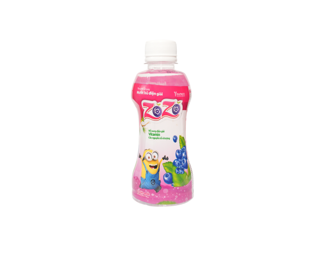 Nước bù điện giải ZoZo Việt Quất bổ sung năng (Chai 250ml)