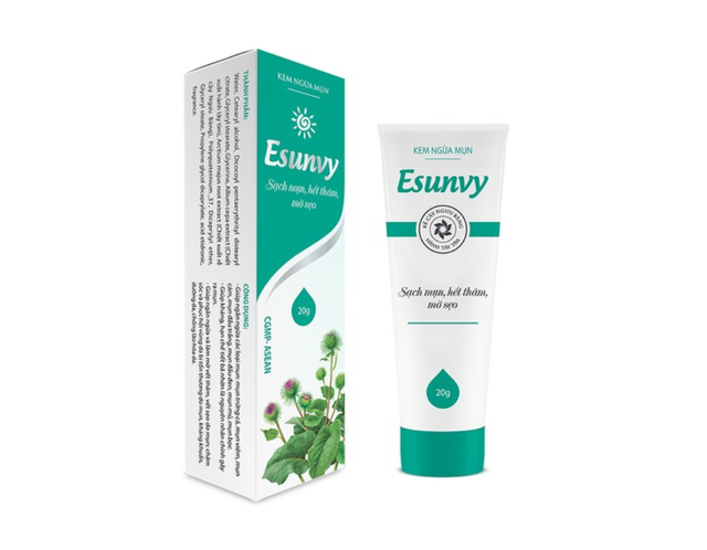 Kem ngừa mụn Esunvy giúp ngăn ngừa các loại mụn (Tuýp 20g)         