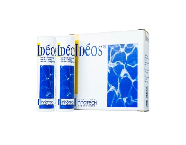 Idéos 500mg/400IU Innotech bổ sung vitamin D và canxi (Hộp 4 tuýt x 15 viên)