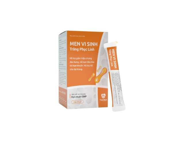 Men vi sinh Tràng Phục Linh hỗ trợ giảm rối loạn tiêu hóa do loạn khuẩn (Hộp 10 gói)