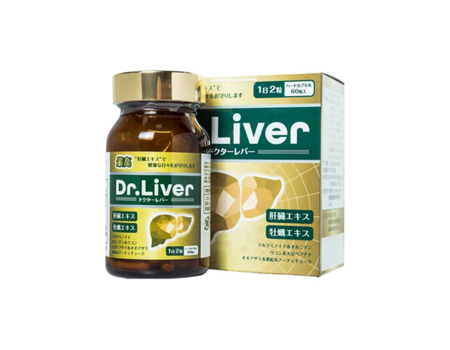 Viên uống Dr.Liver Cap Jpanwell bổ gan, tăng cường giải độc gan (Lọ 60 viên)     