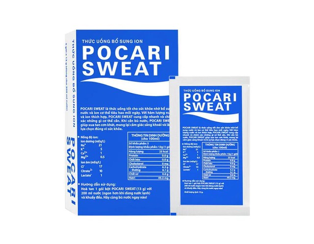 Bột pha uống Pocari Sweat bổ sung ion cho cơ thể (Hộp 5 gói x 13g)