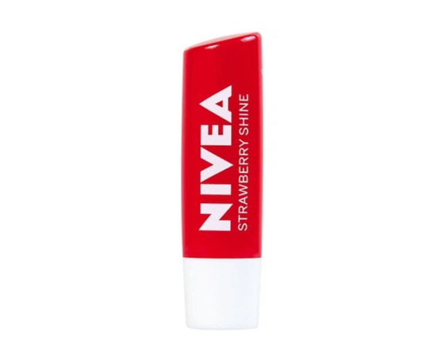 Son dưỡng ẩm Nivea Strawberry Shine dưỡng và duy trì độ ẩm cho môi (Thỏi 4,8g)