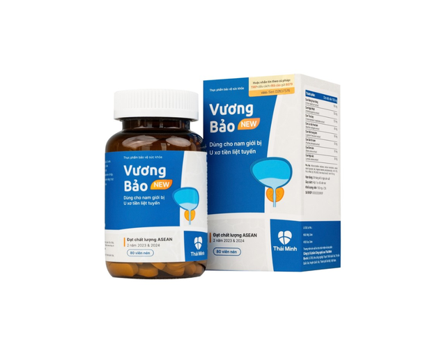 Viên uống Vương Bảo Thái Minh hỗ trợ giảm u xơ tiền liệt tuyến (Hộp 80 viên)