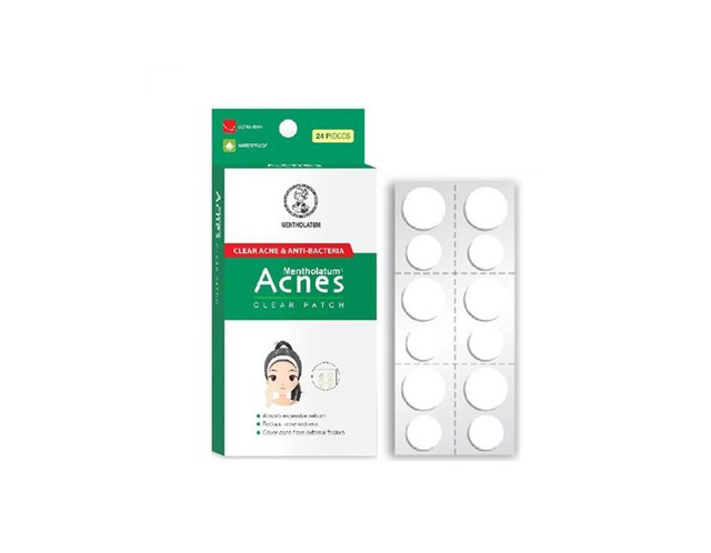 Miếng Dán Mụn Acnes Clear Patch Clear Acne & Anti-Bacteria 24 Miếng