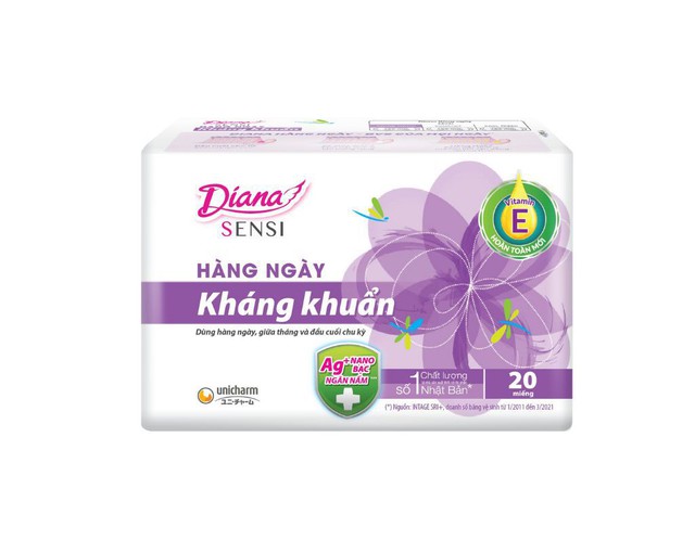BVS Diana hàng ngày kháng khuẩn (Gói 20 miếng)