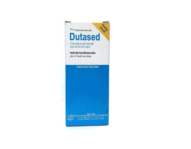 Bột pha hỗn dịch Dutased điều trị các bệnh về nhiễm khuẩn  (Chai 20g bột pha 50ml hỗn dịch)