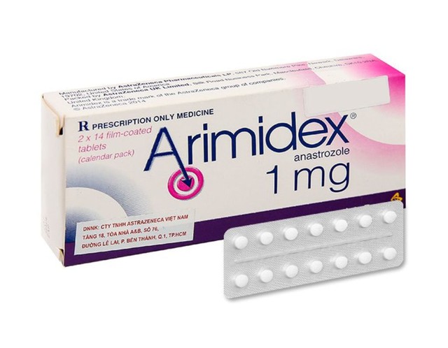 Thuốc Arimidex 1mg AstraZeneca điều trị ung thư vú tiến triển (2 vỉ x 14 viên)
