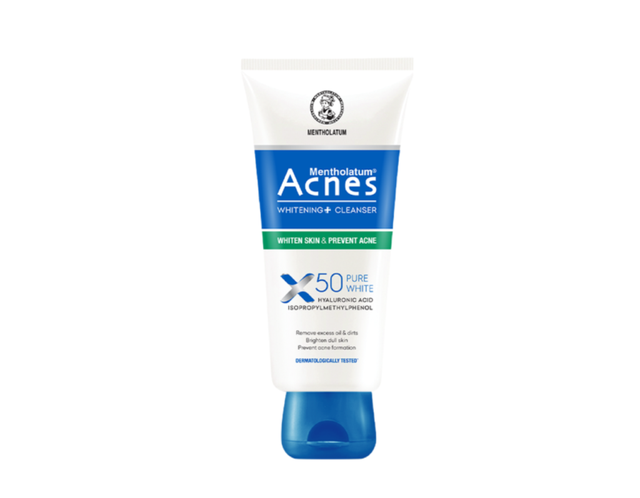 Kem rửa mặt dưỡng trắng da Acnes Whitening+ Cleanser giúp dưỡng trắng, làm đều màu da (Tuýp 100g)