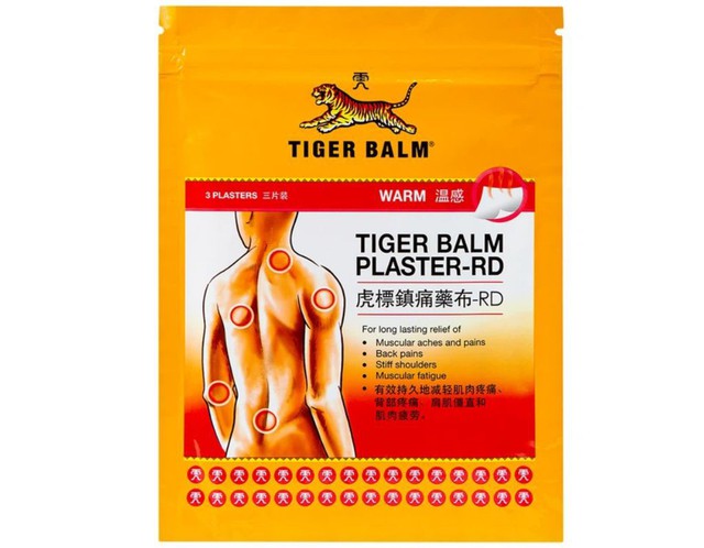 Miếng dán Tiger Balm Plaster - RD Haw Par giảm mỏi cơ, đau và nhức cơ (12 túi * 3 miếng)
