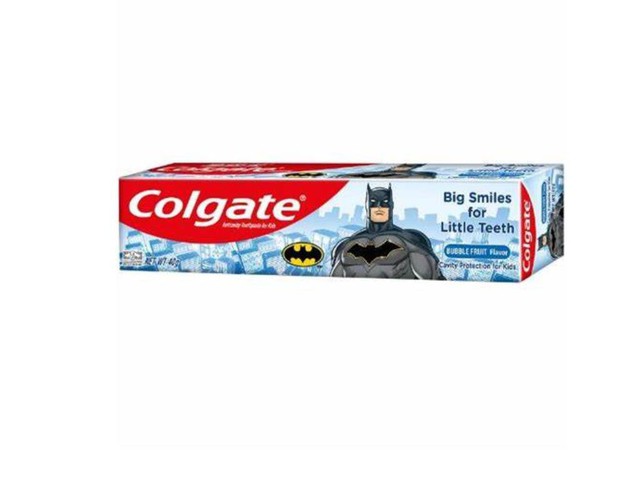 Kem đánh răng trẻ em batman Colgate làm trắng răng, sạch mảng bám (Tuýp 40g)