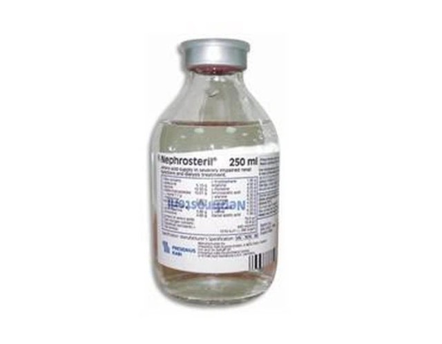 Dịch truyền Nephrosteril điều trị suy thận cấp và mãn tính (Chai 250ml)  