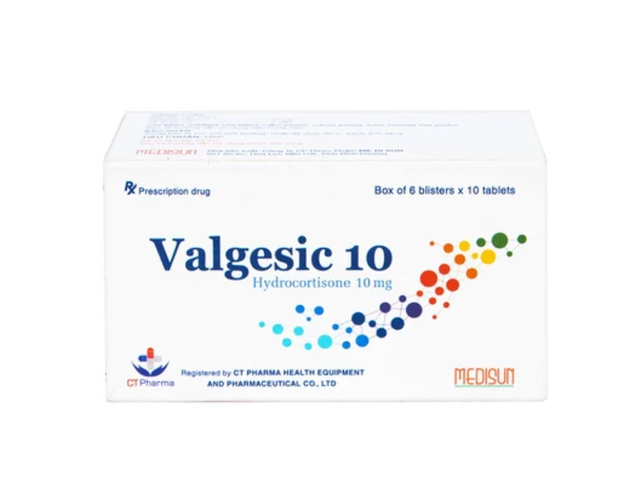 Thuốc Valgestic 10mg liệu pháp thay thế tăng sản lượng thận ở trẻ (Hộp 6 vỉ x 10 viên)