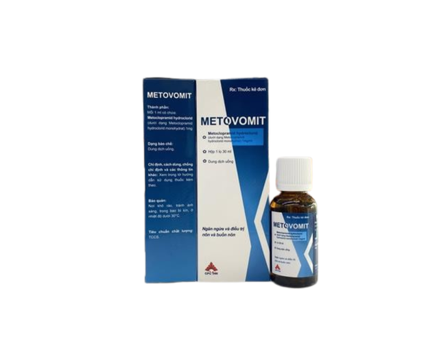 Metovomit 30ml ngăn ngừa và điều trị nôn và buồn nôn (Hộp 1 lọ x 30ml)