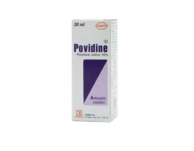 Dung dịch sát khuẩn Povidine 10% DPC ngăn ngừa nhiễm khuẩn (Chai 20ml)         