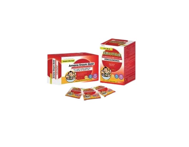 Men tiêu hóa Amoma Enzym Gold Sac giúp tăng cường tiêu hóa, cải thiện biếng ăn (Hộp 20 gói)