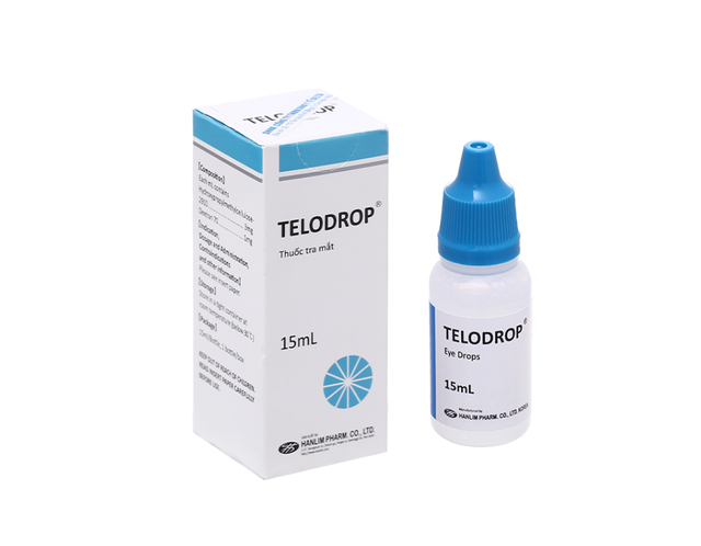 Thuốc tra mắt Telodrop Eye Drops điều trị các triệu chứng khô mắt (Lọ 15ml)