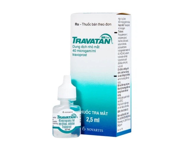 Thuốc nhỏ mắt Travatan làm giãn nhãn áp (Lọ 2,5ml)