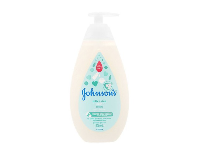 Sữa tắm Johnson's Baby milk & rice nhẹ dịu cho da bé (chai 500ml)