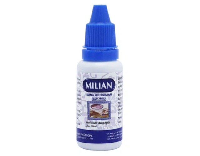 Dung dịch Milian điều trị nhiễm virus ngoài da, chốc lở, viêm da mủ (Lọ 20ml )