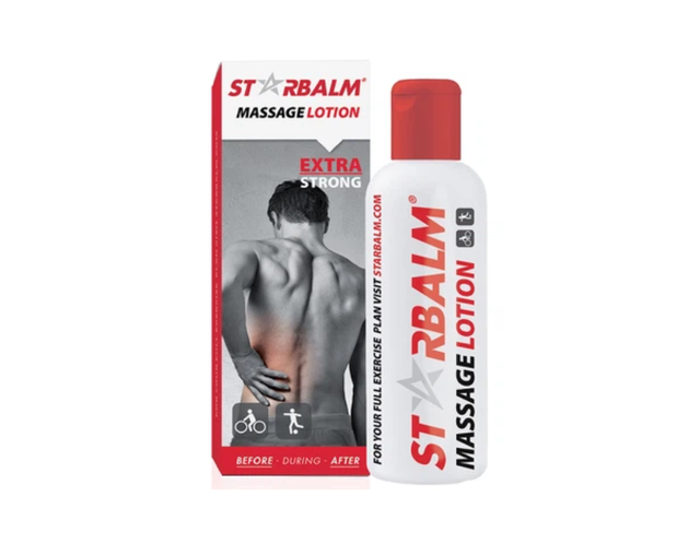 Dung dịch xoa bóp Starbalm Massage Lotion hỗ trợ giảm đau cơ, khớp (Hộp 1 chai 150ml) 