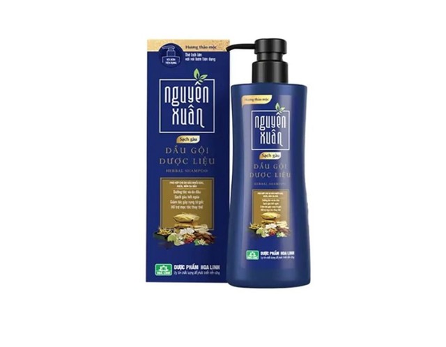 Dầu gội Dược liệu Nguyên Xuân giúp sạch gàu (Chai 350ml)