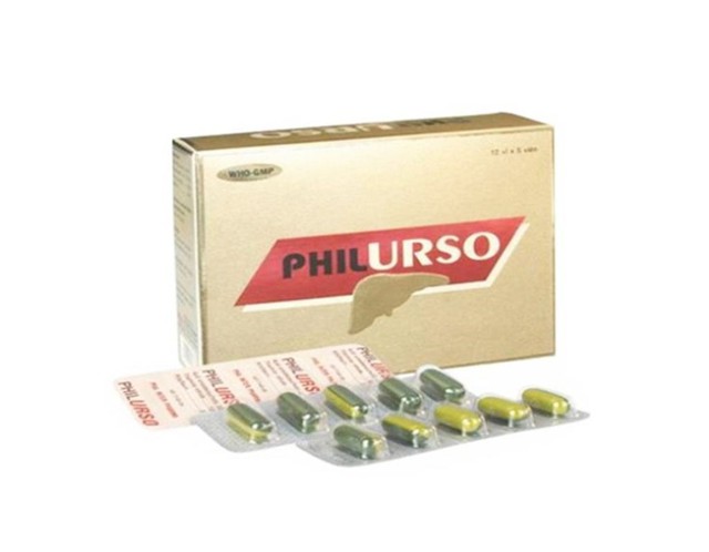 Viên nang mềm Philurso Phil Inter Pharma điều trị bệnh gan mật (Hộp 12 vỉ x 5 viên)