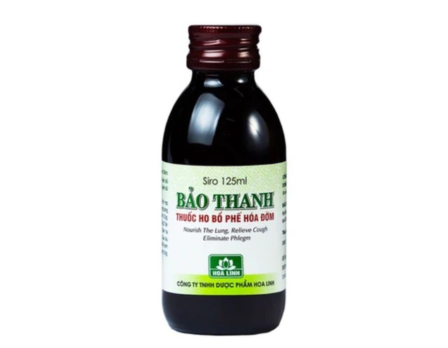 Siro ho Bảo Thanh điều trị các chứng ho, viêm phổi (Chai 125ml)