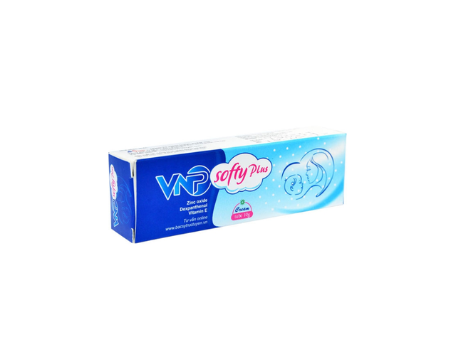 Kem VNP Softy Plus Cream dưỡng ẩm, bảo vệ da tổn thương (Hộp 1 tuýp 10g)